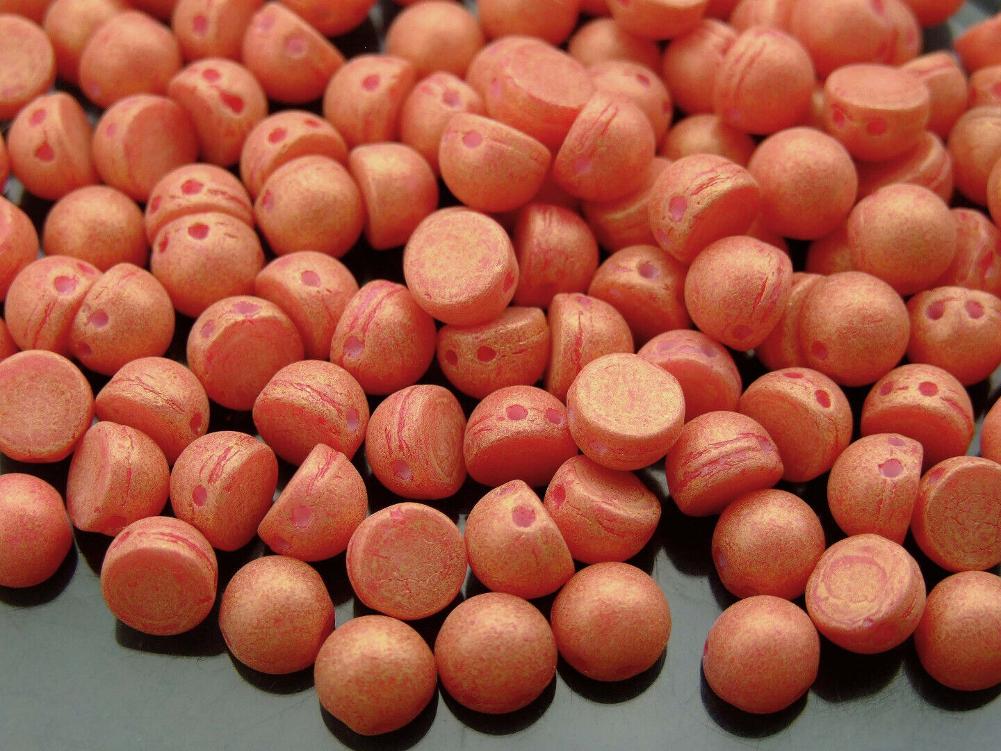 20x CzechMates Cabochon Czech Beads 7mm 50 Colors to Choose Jewelry Making - Picture 18 of 49