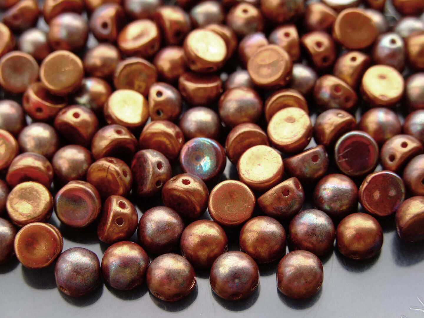 20x CzechMates Cabochon Czech Beads 7mm 50 Colors to Choose Jewelry Making - Picture 19 of 49