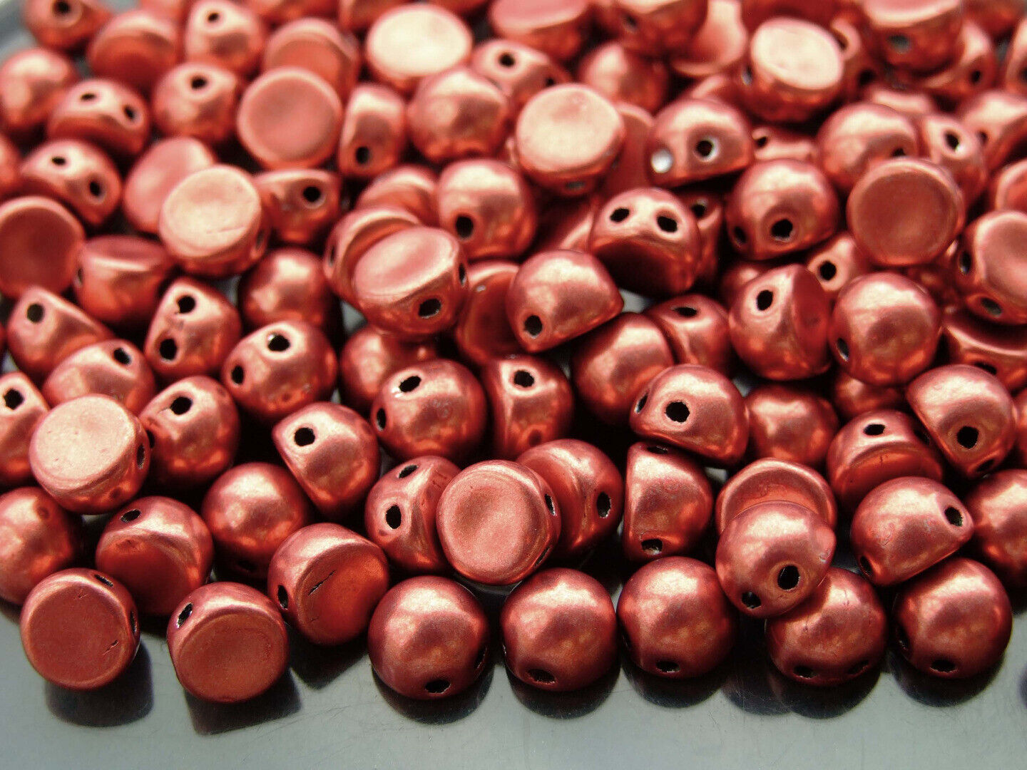 20x CzechMates Cabochon Czech Beads 7mm 50 Colors to Choose Jewelry Making - Picture 20 of 49