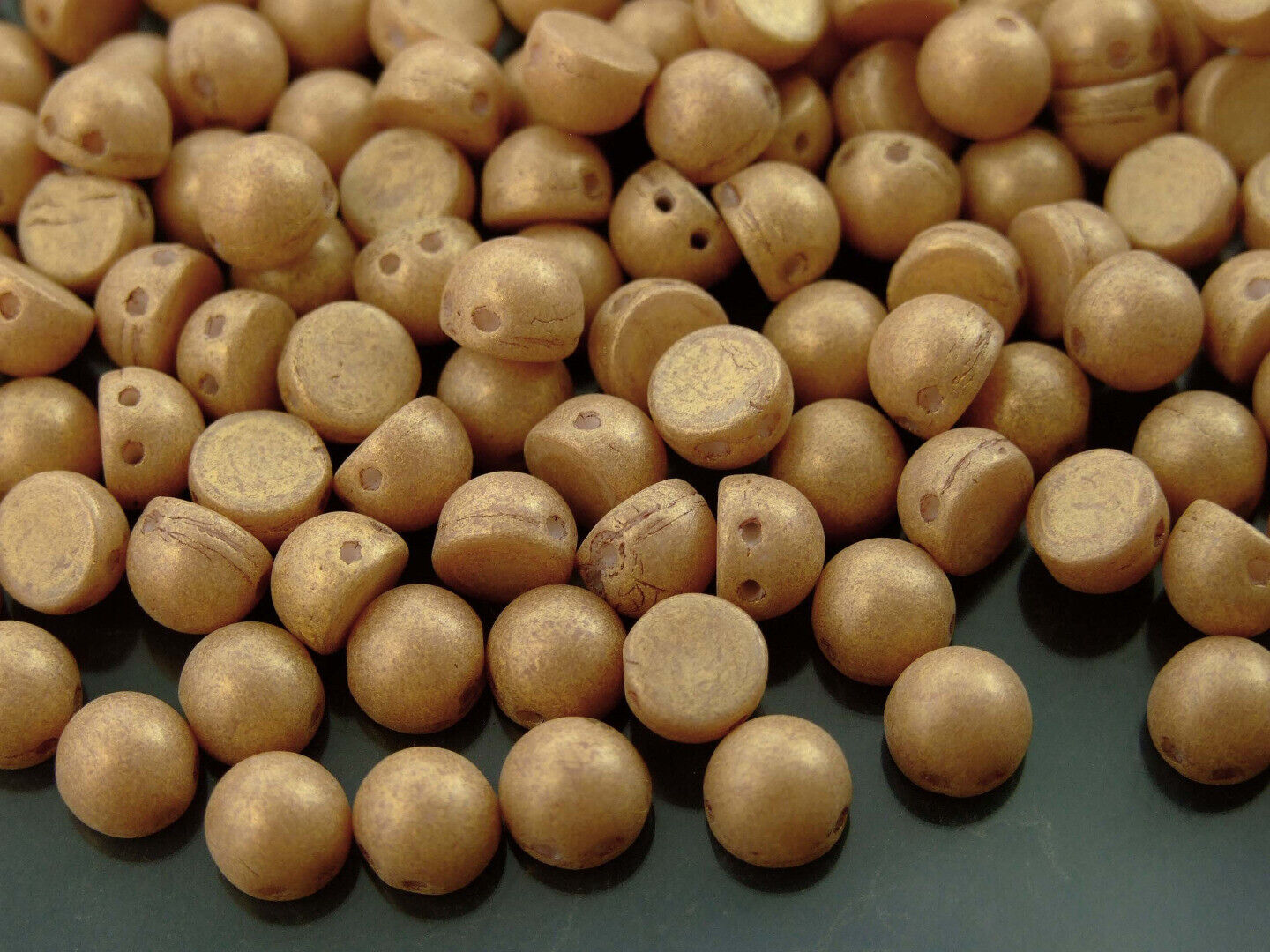 20x CzechMates Cabochon Czech Beads 7mm 50 Colors to Choose Jewelry Making - Picture 25 of 49