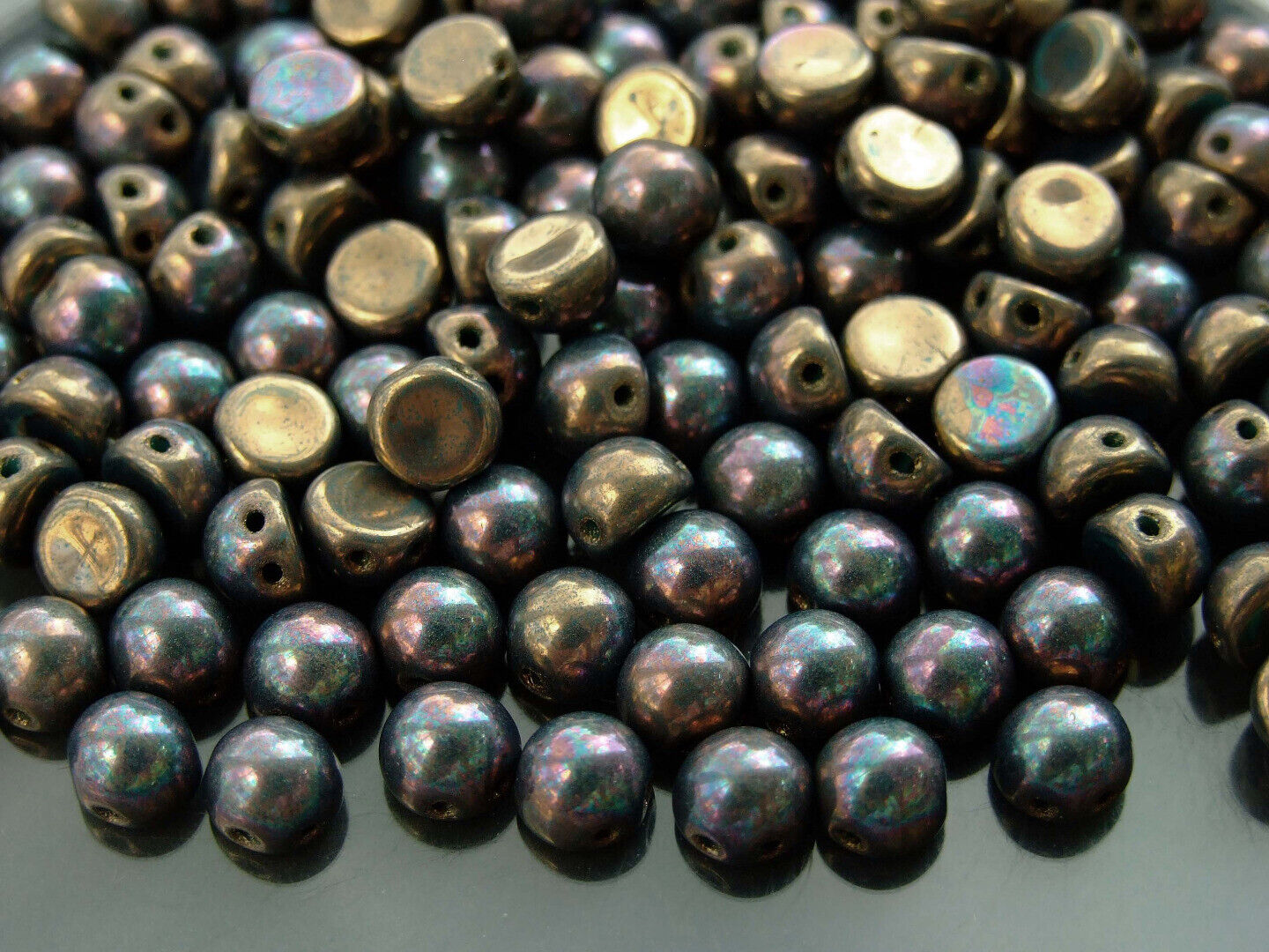 20x CzechMates Cabochon Czech Beads 7mm 50 Colors to Choose Jewelry Making - Picture 27 of 49