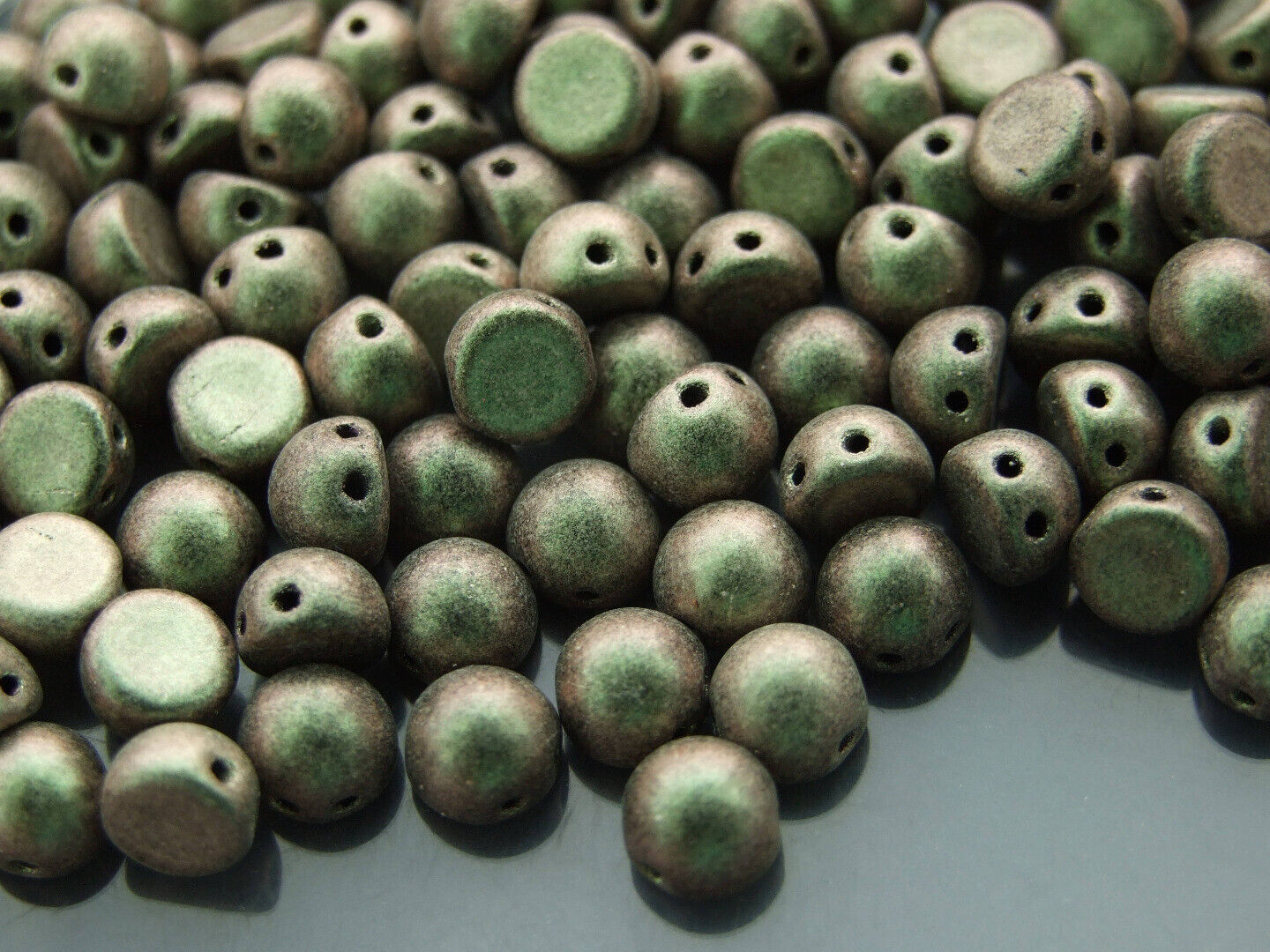 20x CzechMates Cabochon Czech Beads 7mm 50 Colors to Choose Jewelry Making - Picture 36 of 49