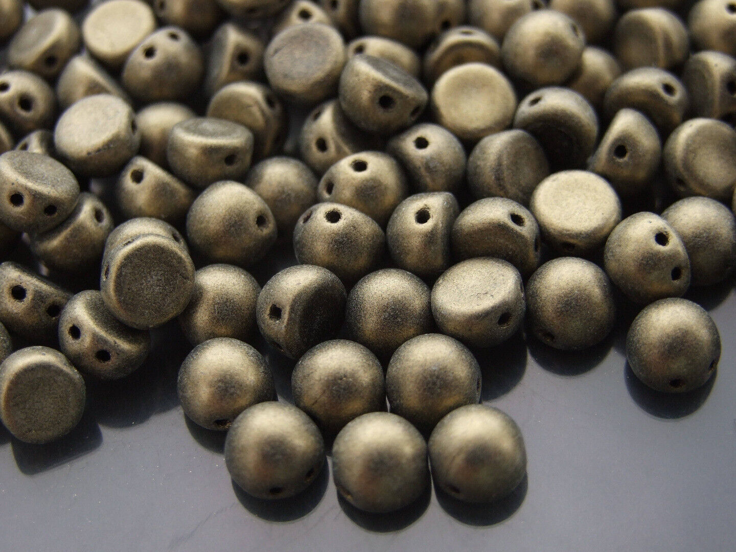20x CzechMates Cabochon Czech Beads 7mm 50 Colors to Choose Jewelry Making - Picture 43 of 49