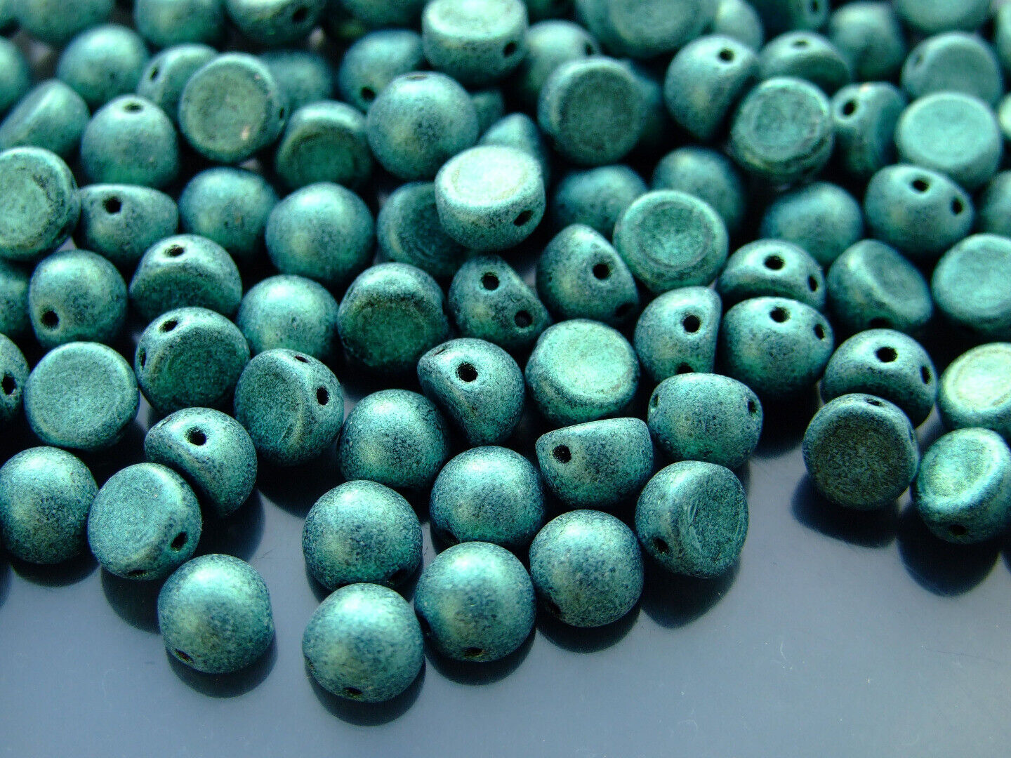 20x CzechMates Cabochon Czech Beads 7mm 50 Colors to Choose Jewelry Making - Picture 44 of 49