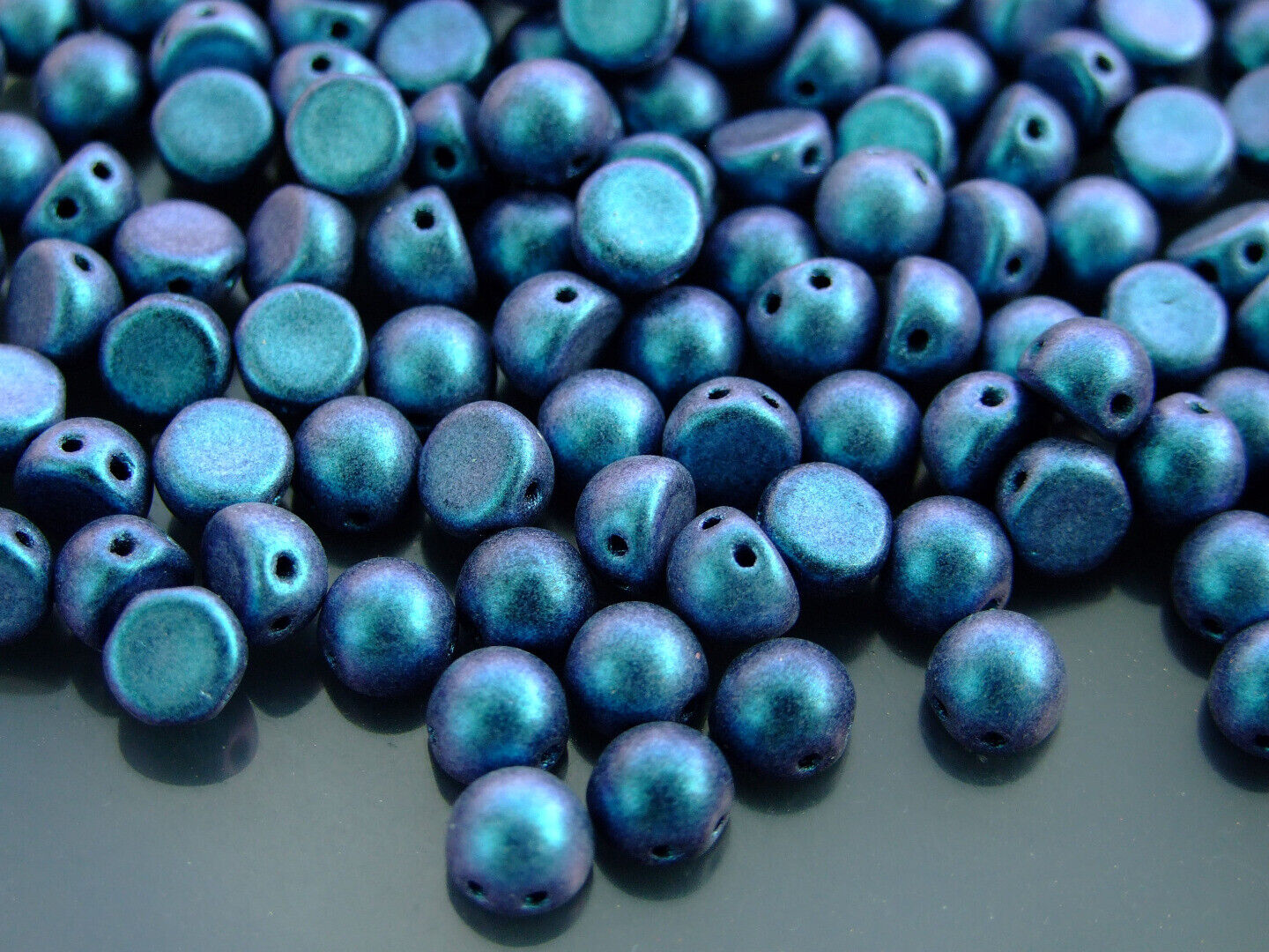 20x CzechMates Cabochon Czech Beads 7mm 50 Colors to Choose Jewelry Making - Picture 48 of 49