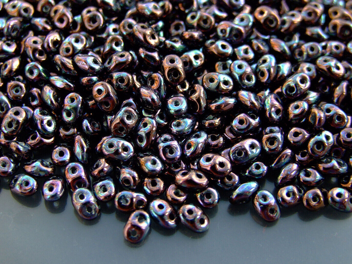 10g Matubo SuperDuo Czech Seed Beads 2.5x5mm Listing 2of2 350 Colors to Choose - Picture 50 of 137