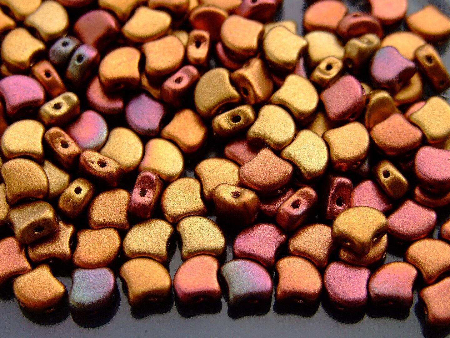 10g Matubo Ginko Duo Czech Seed Beads 7.5x7.5mm 70 Colors to Choose Beading - Picture 69 of 69