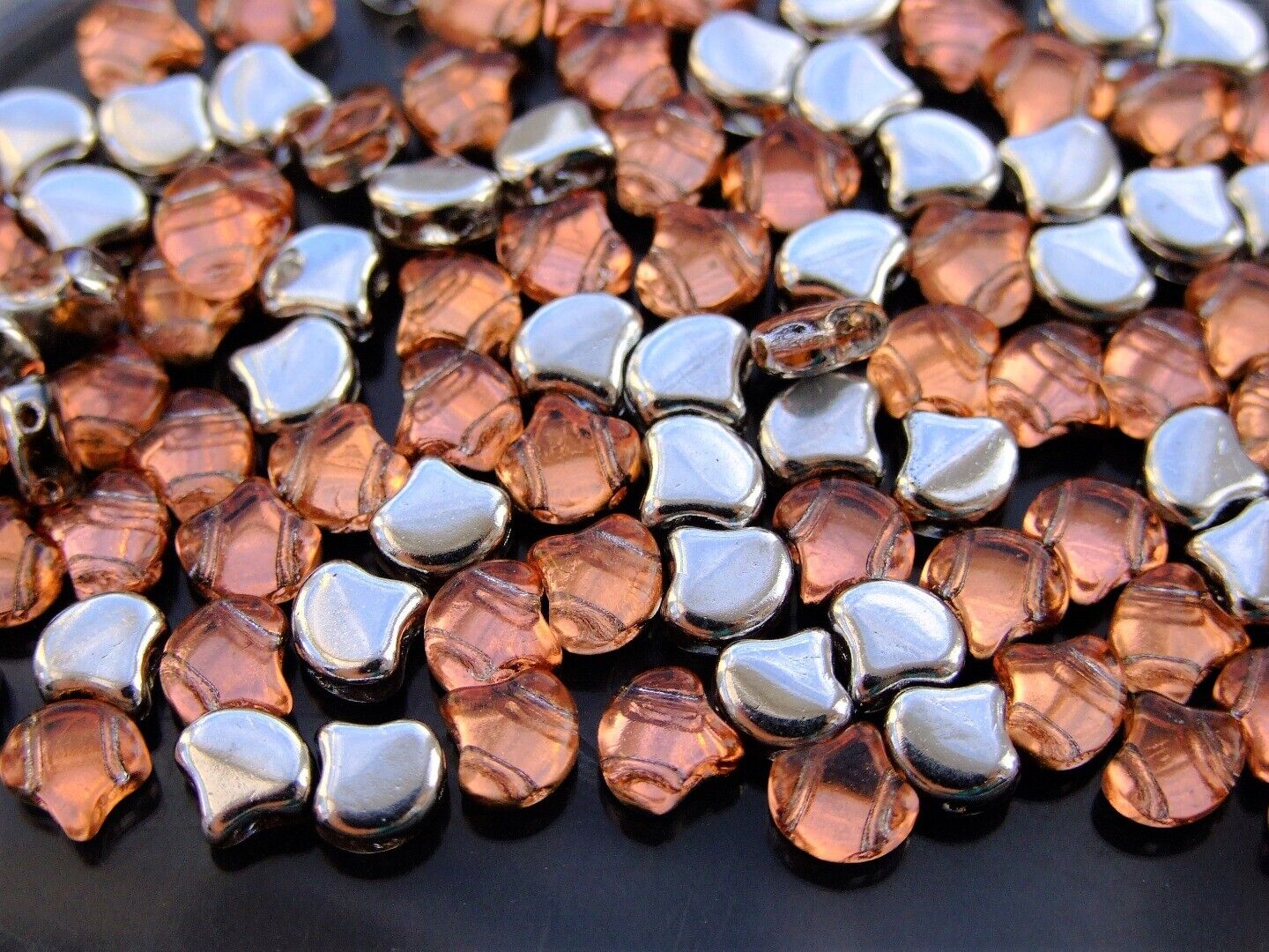 10g Matubo Ginko Duo Czech Seed Beads 7.5x7.5mm 70 Colors to Choose Beading - Picture 34 of 69