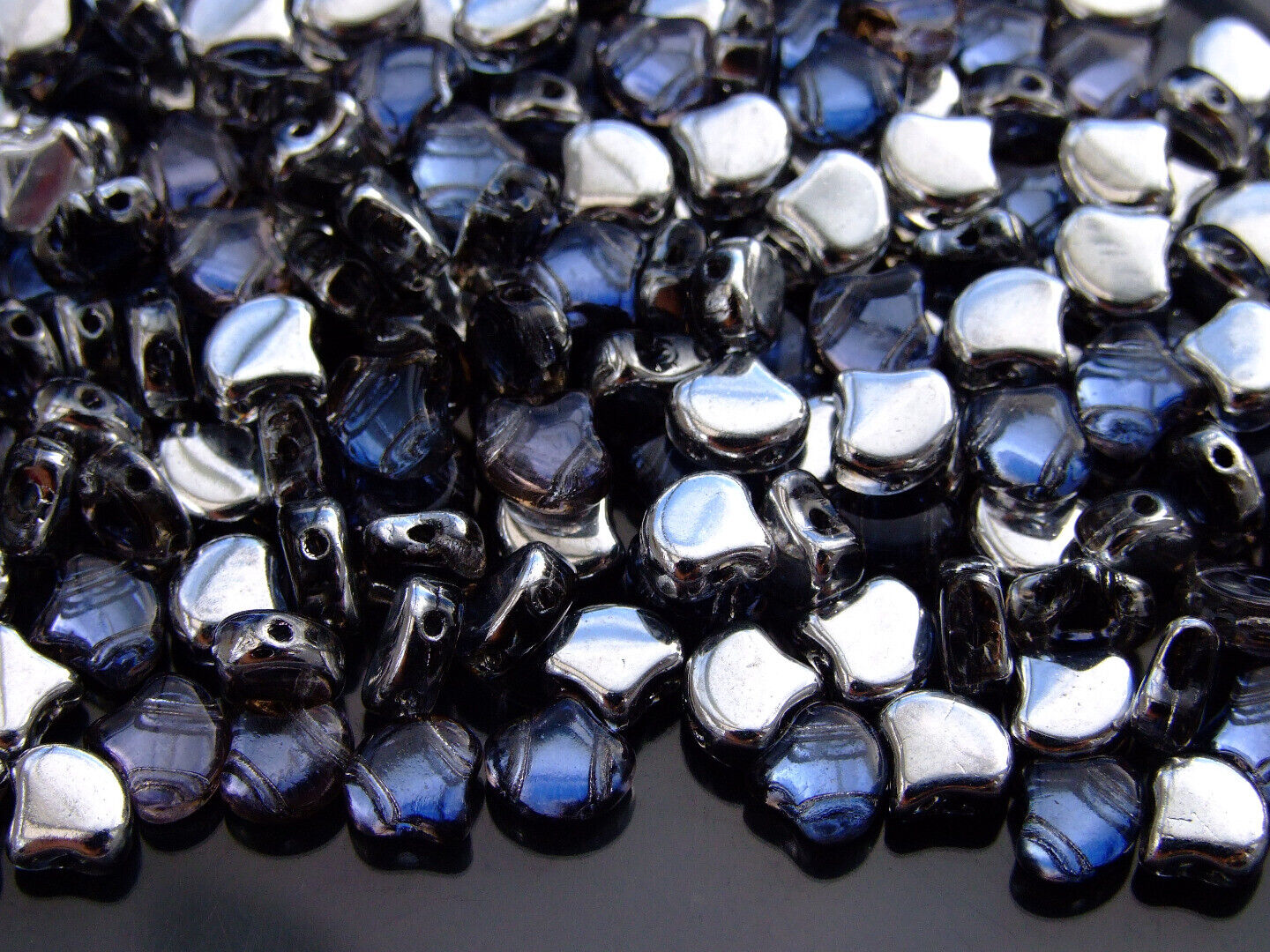 10g Matubo Ginko Duo Czech Seed Beads 7.5x7.5mm 70 Colors to Choose Beading - Picture 42 of 69