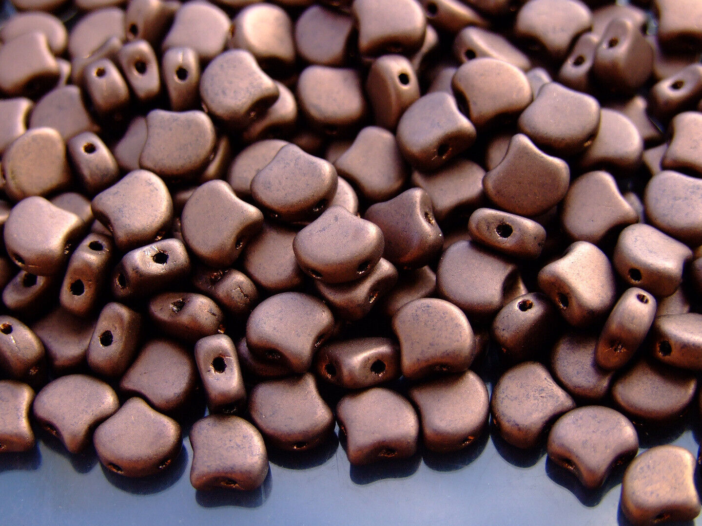 10g Matubo Ginko Duo Czech Seed Beads 7.5x7.5mm 70 Colors to Choose Beading - Picture 43 of 69