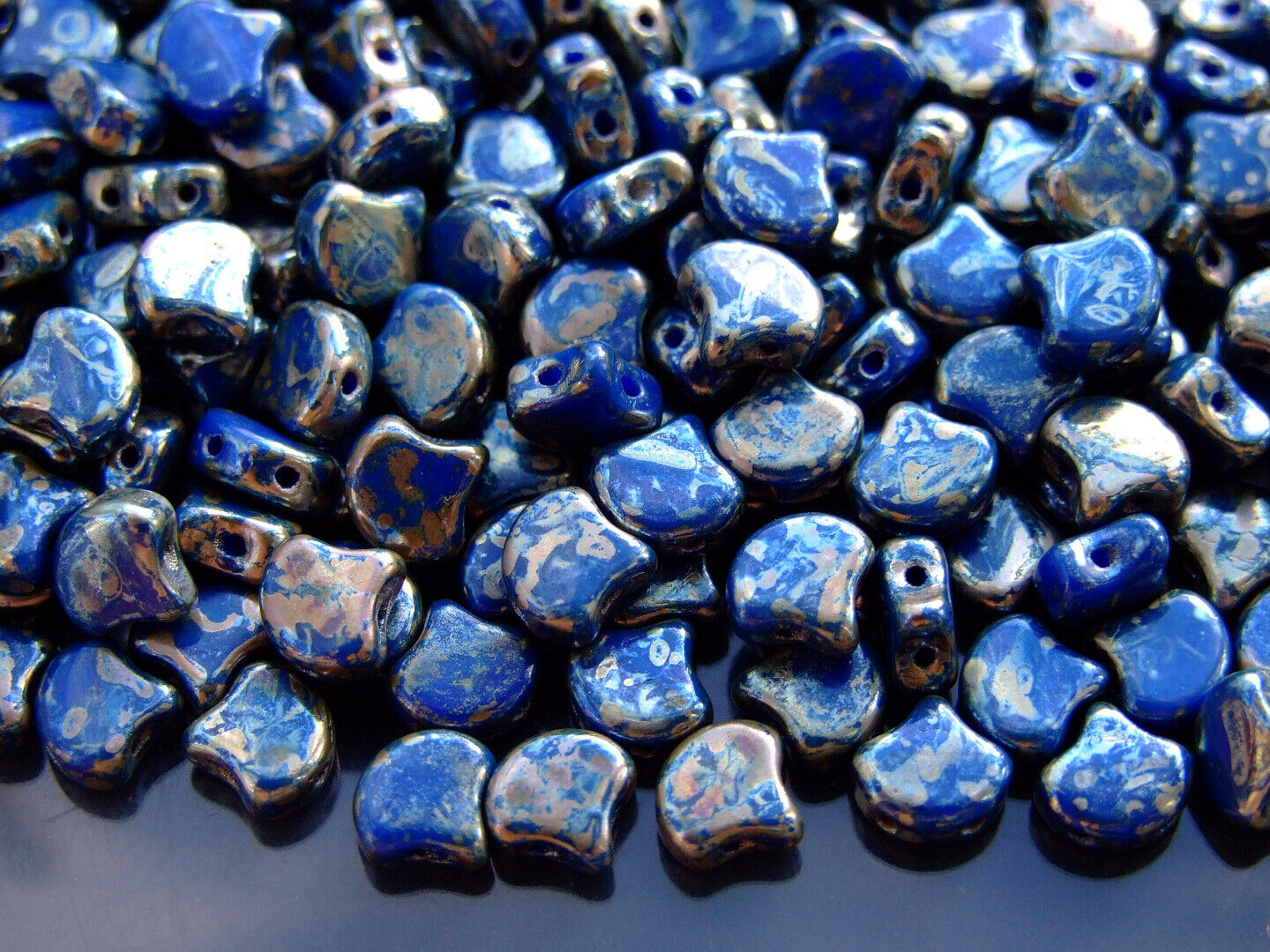 10g Matubo Ginko Duo Czech Seed Beads 7.5x7.5mm 70 Colors to Choose Beading - Picture 51 of 69