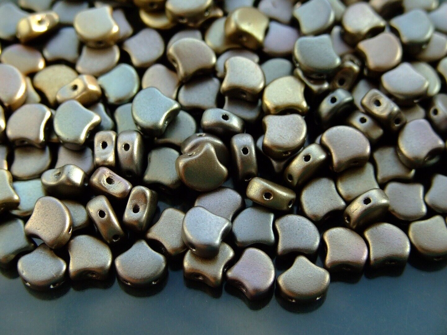 10g Matubo Ginko Duo Czech Seed Beads 7.5x7.5mm 70 Colors to Choose Beading - Picture 61 of 69