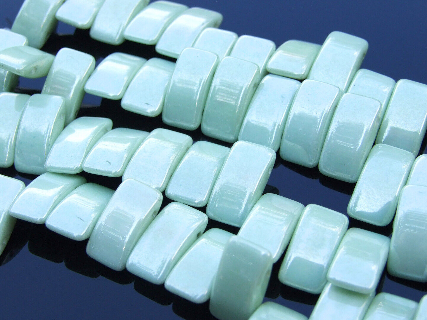 15x Carrier Czech Beads 9x17mm 18 Colors to Choose Jewellery Making Beading - Picture 9 of 38