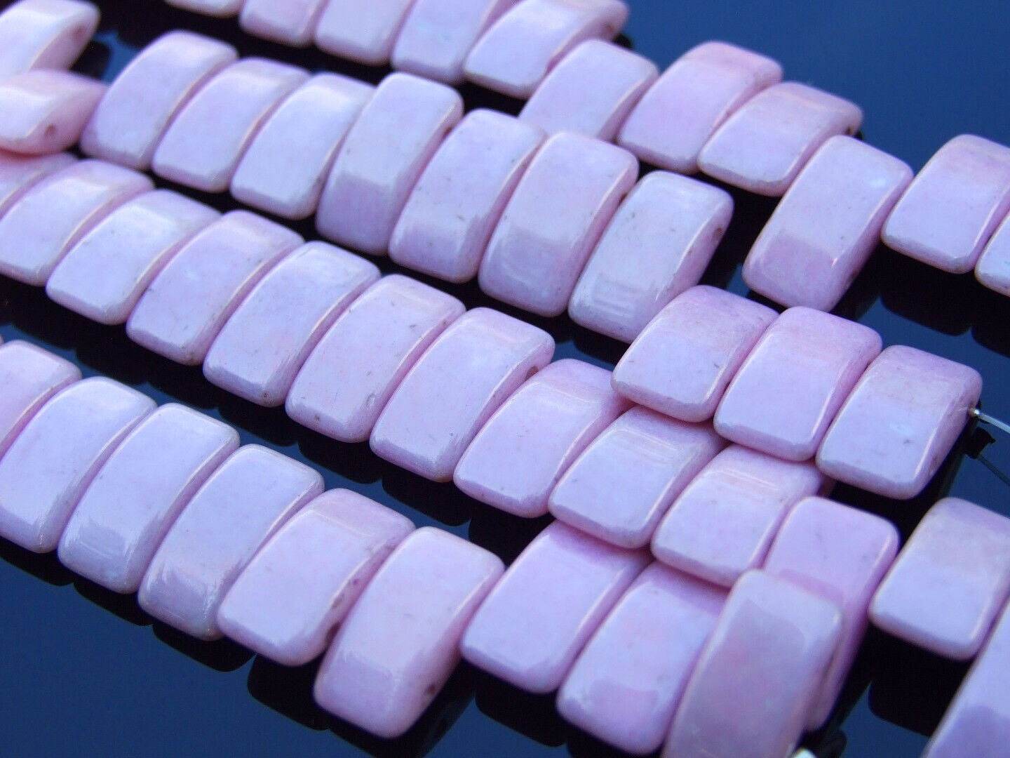 15x Carrier Czech Beads 9x17mm 18 Colors to Choose Jewellery Making Beading - Picture 19 of 38
