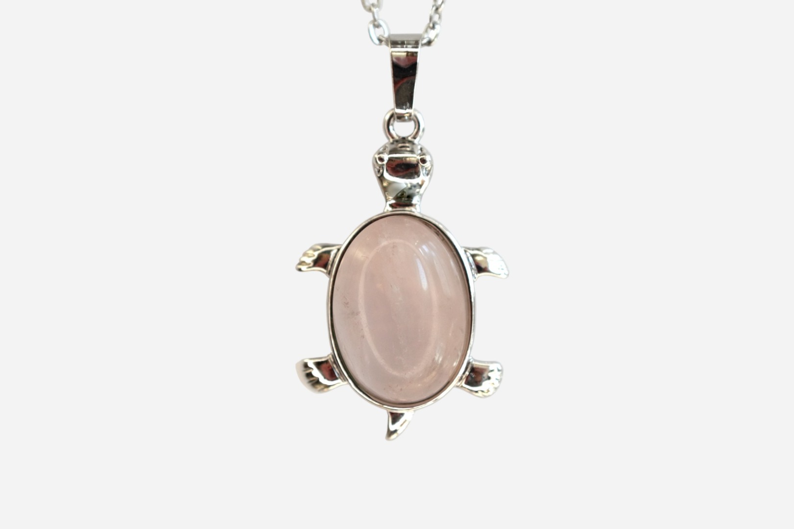 MYSTIC GEMS Turtle Natural Gemstone Pendant Necklace 50cm with Pouch - Picture 21 of 40