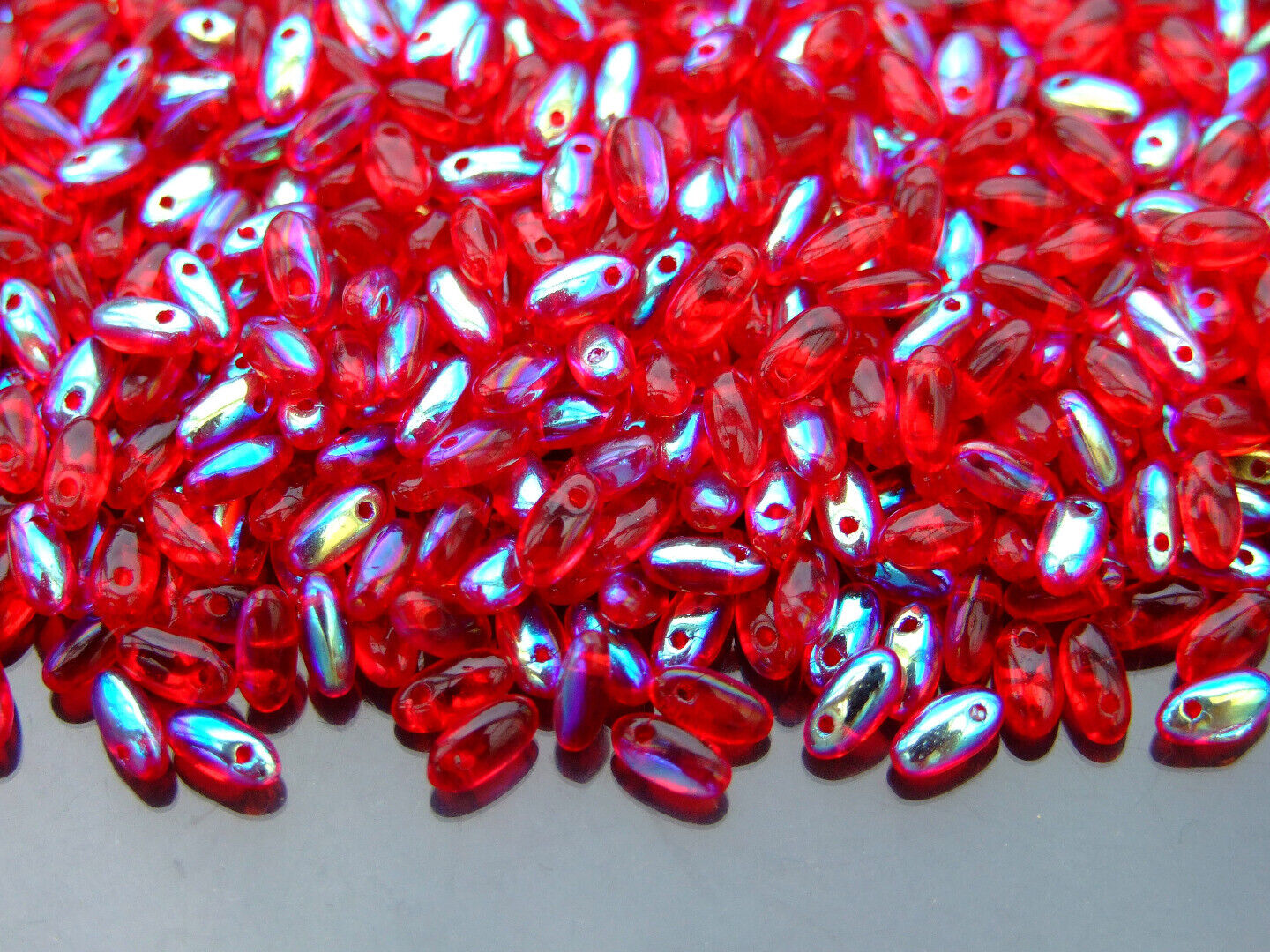 10g Rizo Czech Seed Beads 2.5x6mm 35 Colors to Choose Jewelry Making Beading - Picture 11 of 34