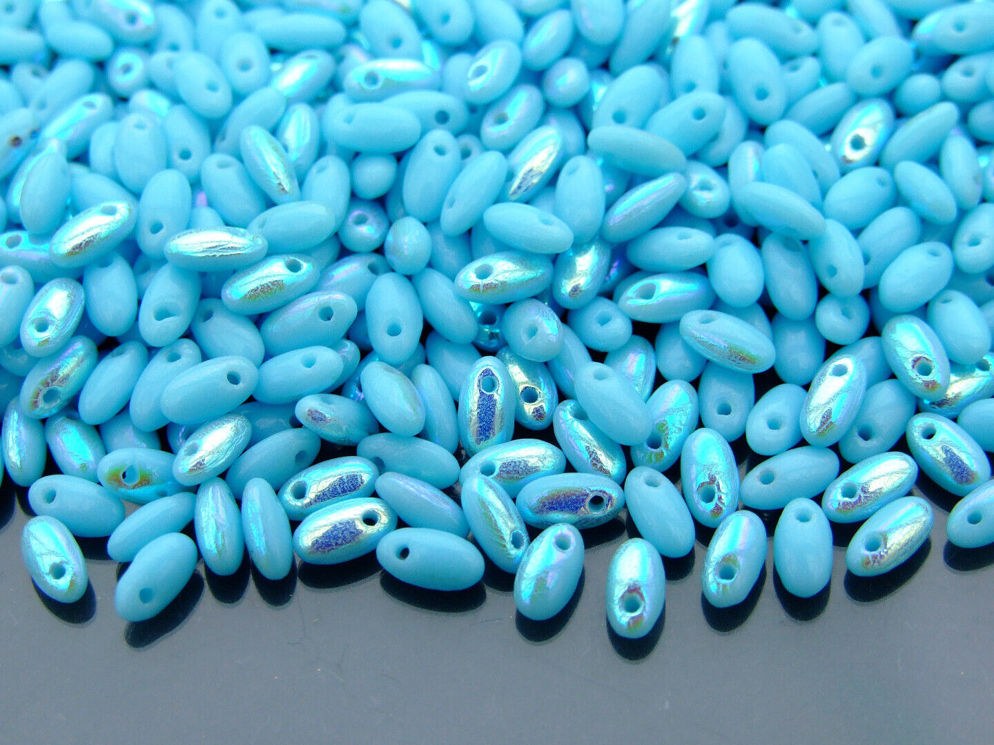 10g Rizo Czech Seed Beads 2.5x6mm 35 Colors to Choose Jewelry Making Beading - Picture 15 of 34