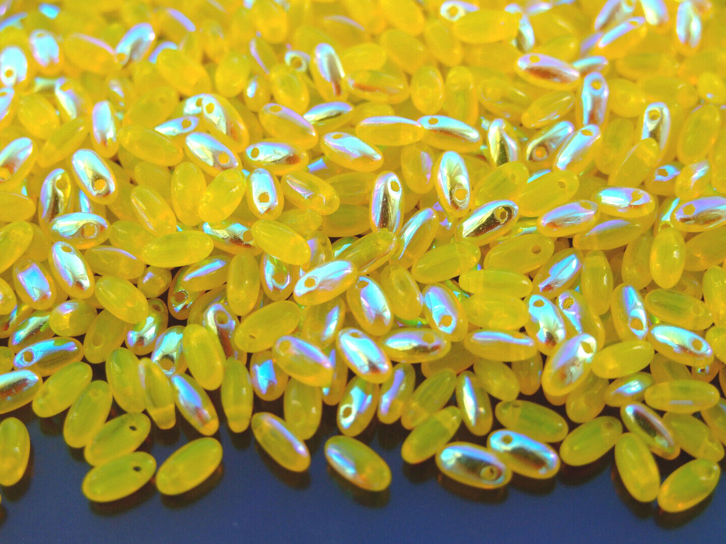 10g Rizo Czech Seed Beads 2.5x6mm 35 Colors to Choose Jewelry Making Beading - Picture 33 of 34