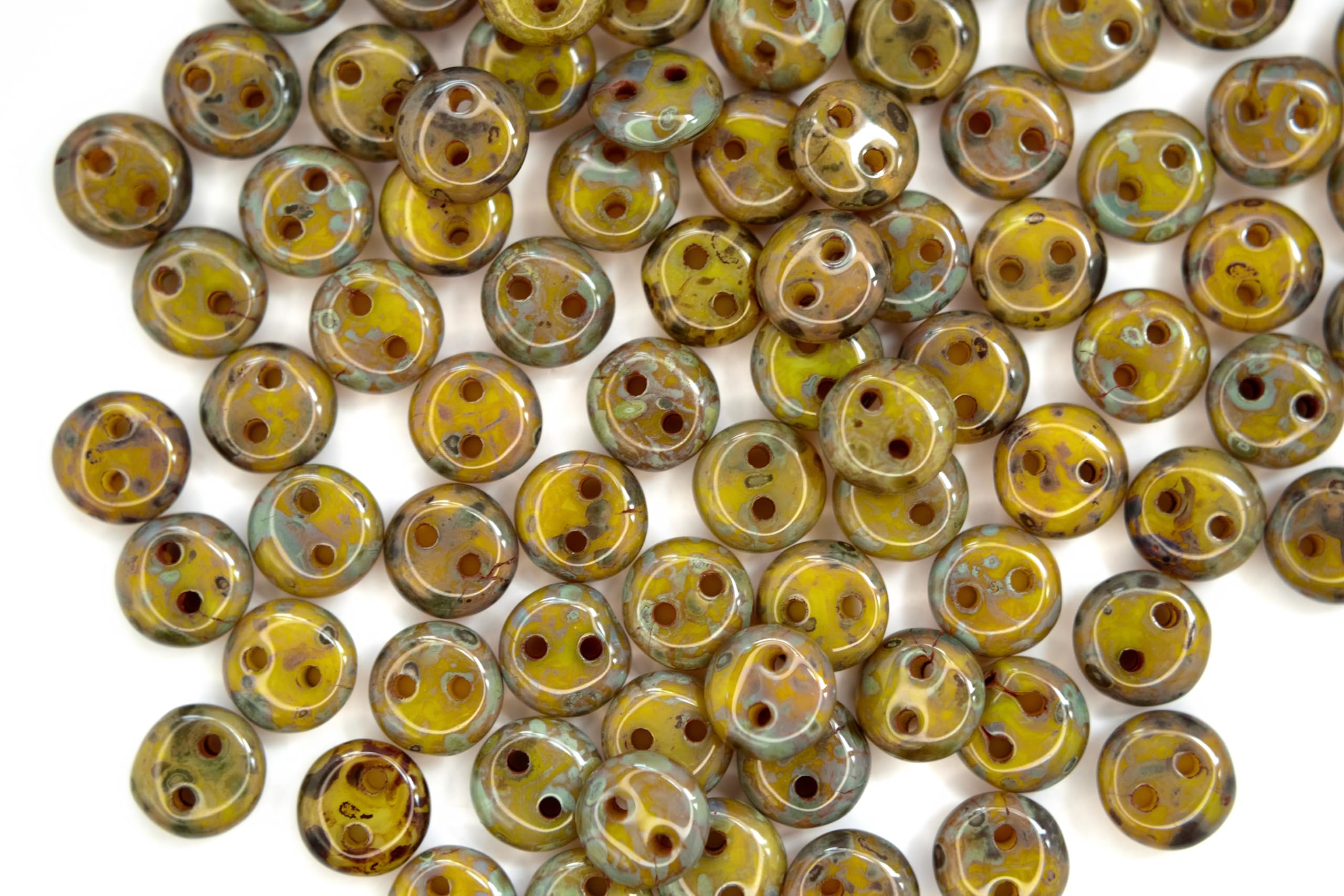 50x CzechMates Lentil Czech Beads 6mm 50 Colors to Choose Jewelry Making Beading - Picture 13 of 50