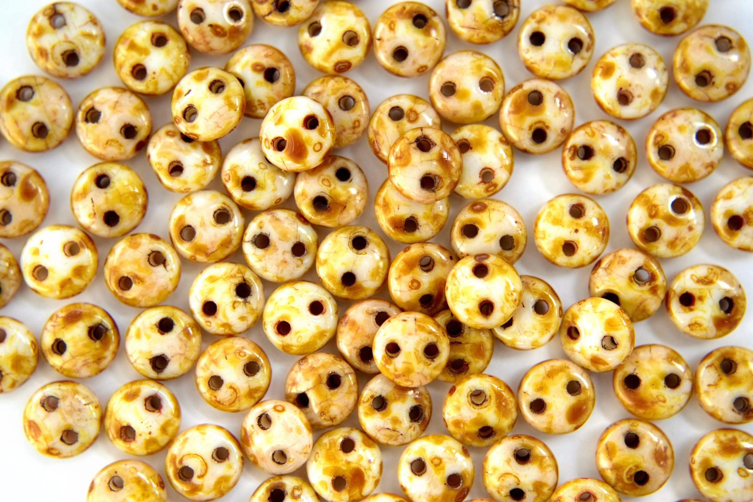 50x CzechMates Lentil Czech Beads 6mm 50 Colors to Choose Jewelry Making Beading - Picture 7 of 50