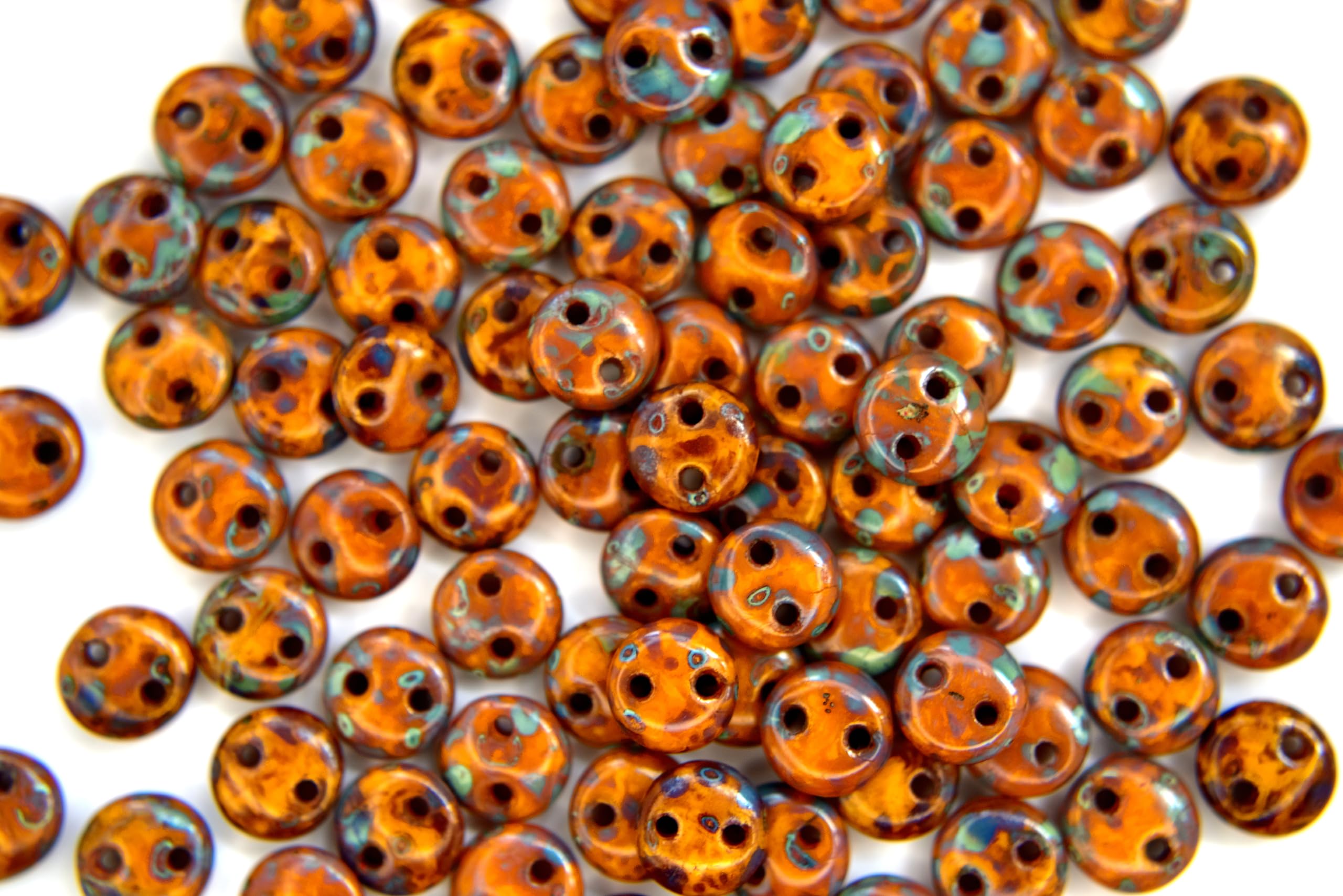 50x CzechMates Lentil Czech Beads 6mm 50 Colors to Choose Jewelry Making Beading - Picture 5 of 50