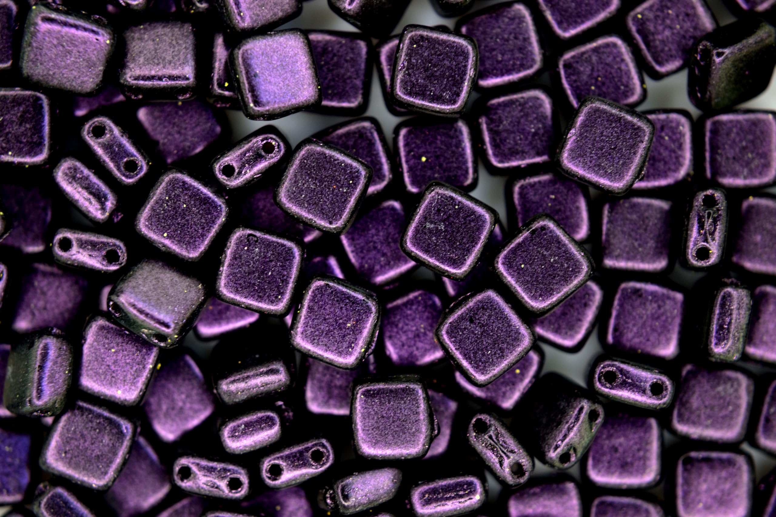 25x CzechMates Tile Czech Seed Beads 6x6mm 50 Colors to Choose Jewellery Making - Picture 32 of 50