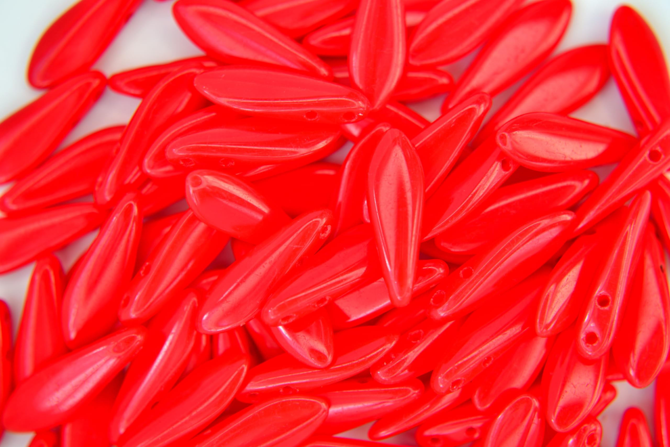 25x CzechMates Dagger Czech Beads 5x16mm 60 Colors to Choose Jewellery Making - Picture 15 of 57