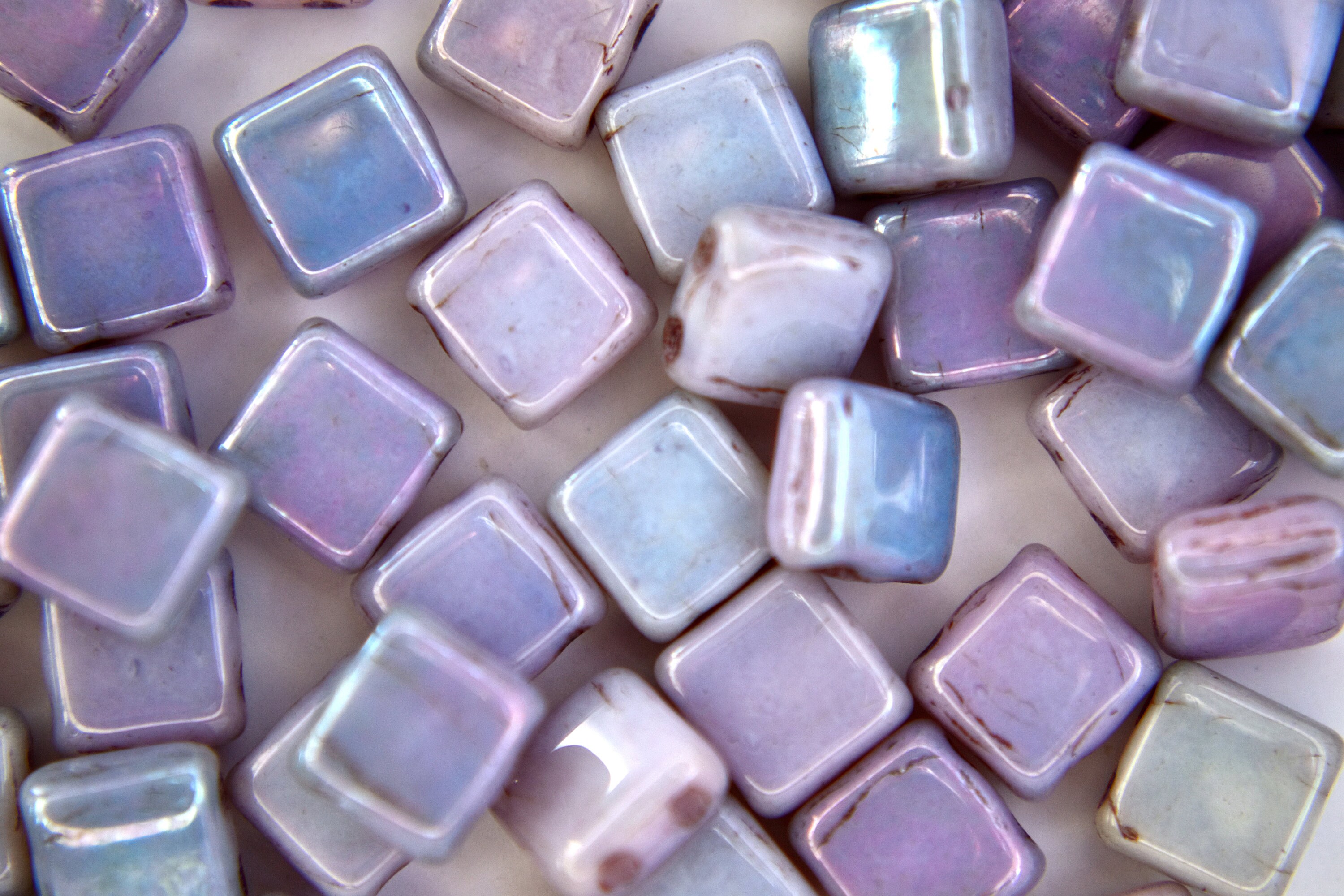 25x CzechMates Tile Czech Seed Beads 6x6mm 50 Colors to Choose Jewellery Making - Picture 50 of 50