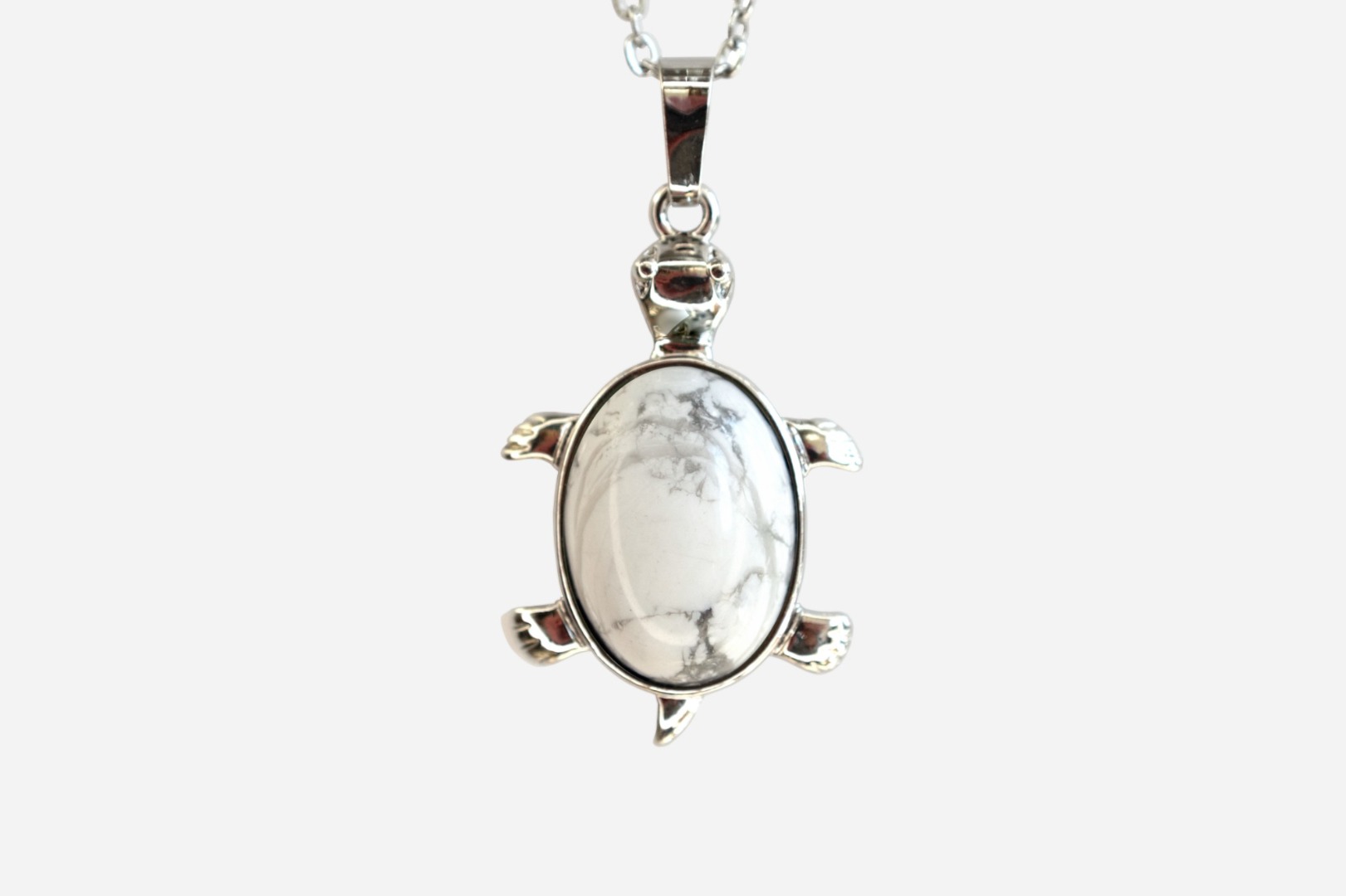 MYSTIC GEMS Turtle Natural Gemstone Pendant Necklace 50cm with Pouch - Picture 25 of 40