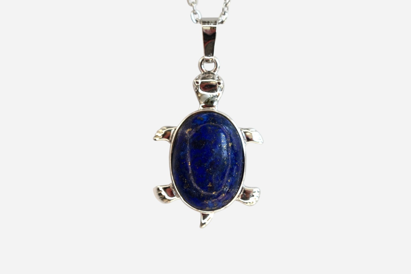 MYSTIC GEMS Turtle Natural Gemstone Pendant Necklace 50cm with Pouch - Picture 31 of 40