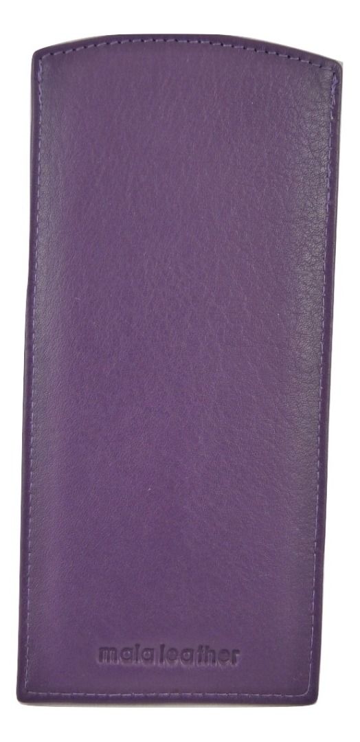 Mala Leather Glasses Slim Sleeve Case reading Lined genuine leather 557 SLIP IN - Bild 7 von 19