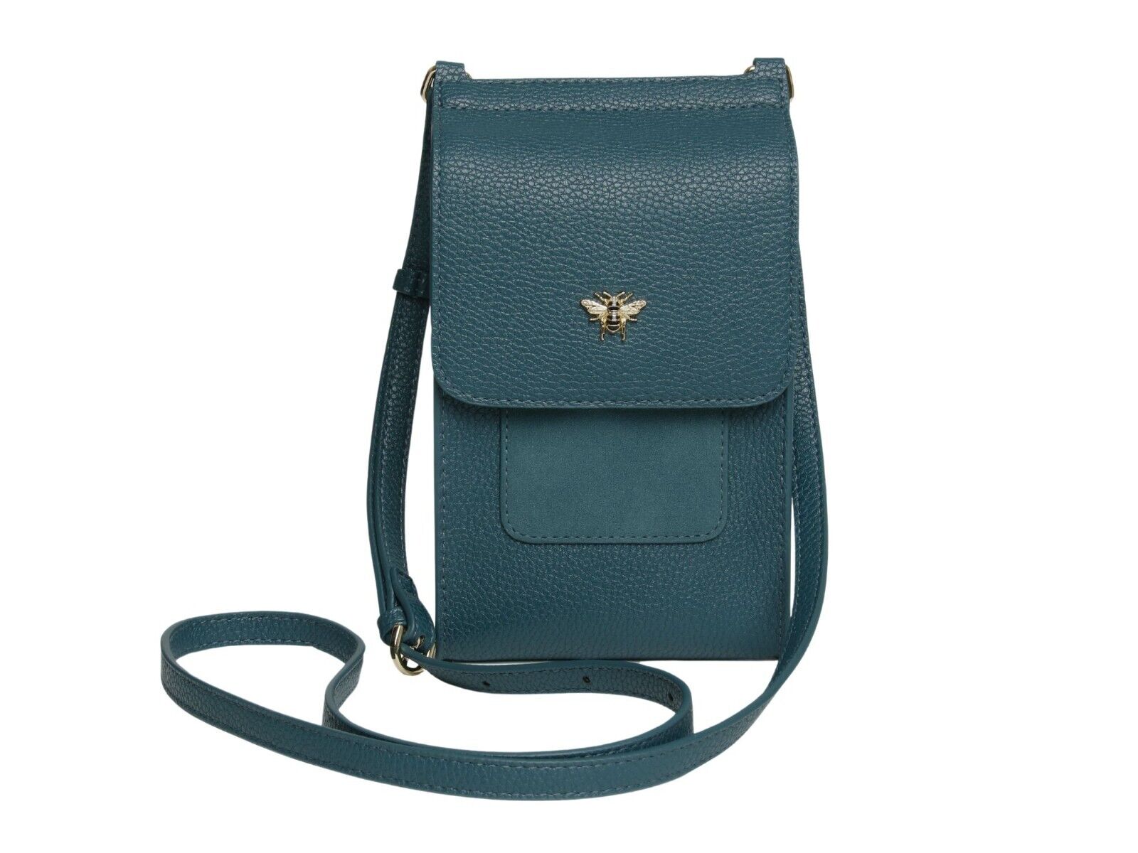 Ladies Mini Bloomsbury Crossbody Phone Bag - Gold bee by Alice Wheeler - BEES - Picture 33 of 39