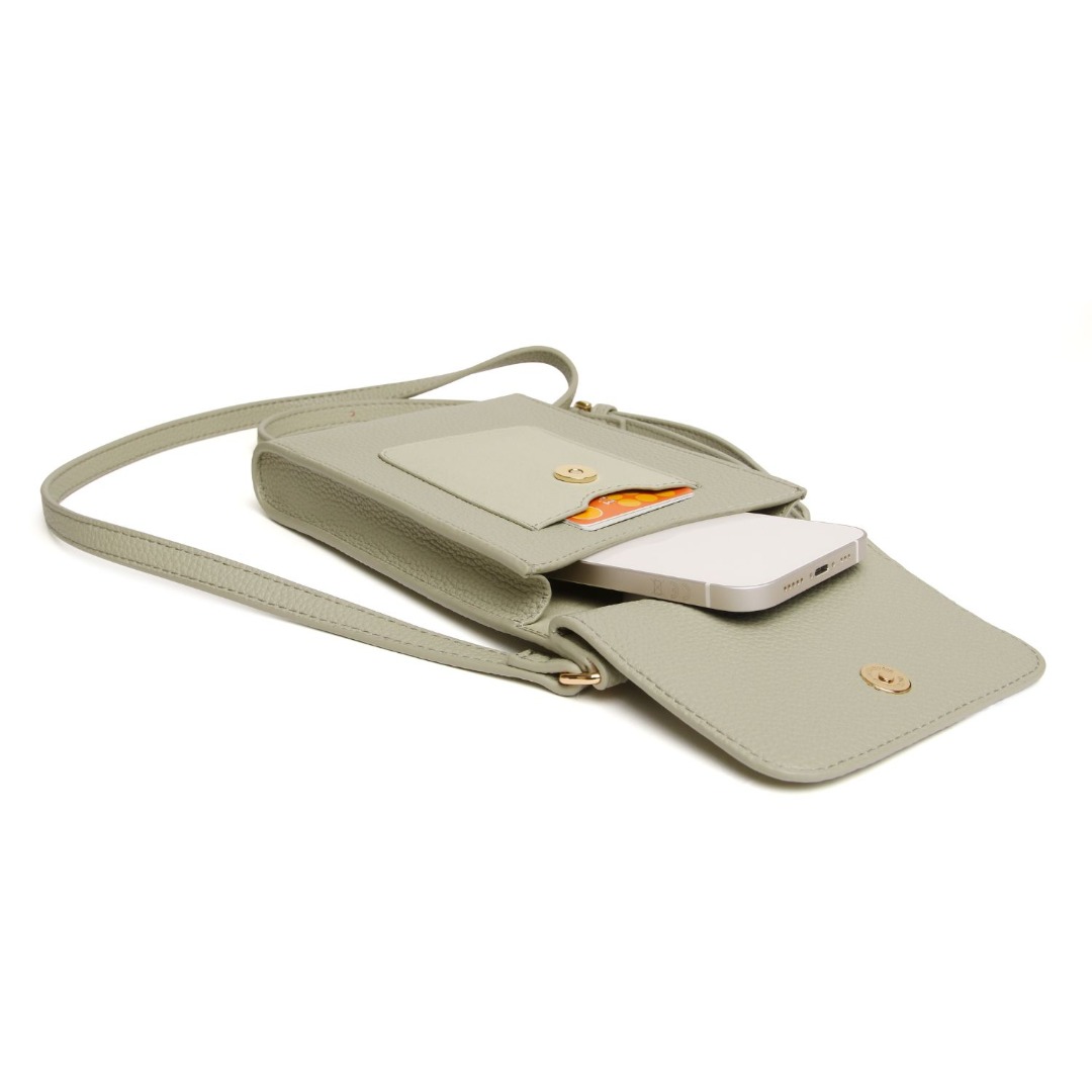 Ladies Mini Bloomsbury Crossbody Phone Bag - Gold bee by Alice Wheeler - BEES - Picture 16 of 39