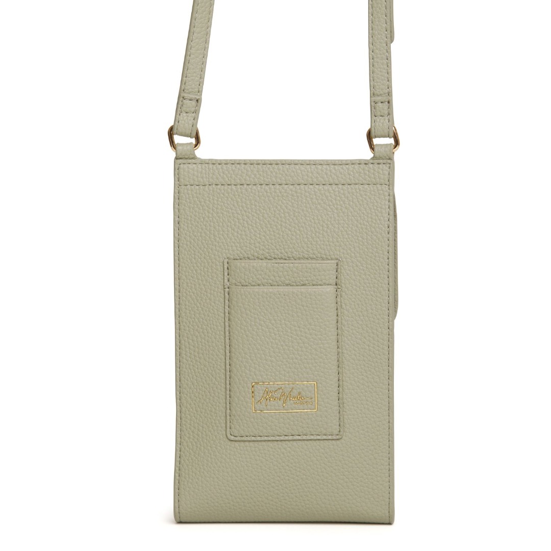 Ladies Mini Bloomsbury Crossbody Phone Bag - Gold bee by Alice Wheeler - BEES - Picture 19 of 39