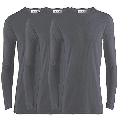 Paquete de 3 chaleco para hombre Extreme Hot 0,45 tog ropa interior térmica manga larga 4 colores - Imagen 16 de 40