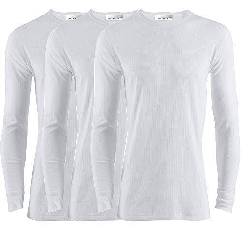 Paquete de 3 chaleco para hombre Extreme Hot 0,45 tog ropa interior térmica manga larga 4 colores - Imagen 22 de 40