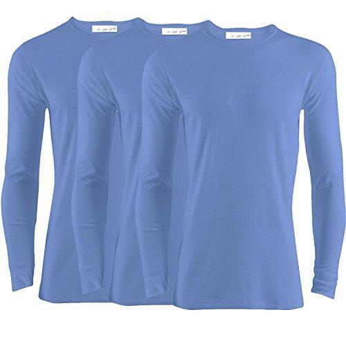 Paquete de 3 chaleco para hombre Extreme Hot 0,45 tog ropa interior térmica manga larga 4 colores - Imagen 36 de 40