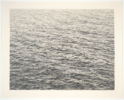Vija Celmins, Untitled (Ocean), 1977; Collection SFMOMA, bequest of Alfred M. Esberg; © Vija Celmins celmins