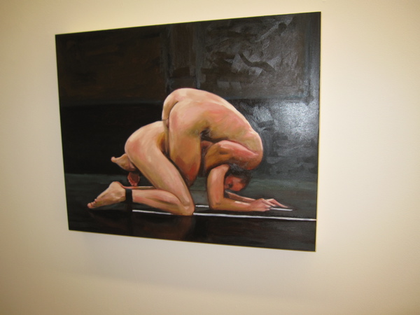 Danny Keith painting. I can't help myself, I start worrying about their scrotums.