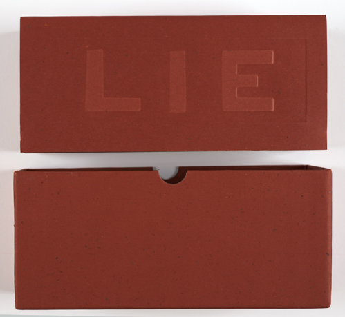 J. Abbott Miller, _Brick Book_, 1997; Collection SFMOMA, Gift of the artist; © J. Abbott Miller