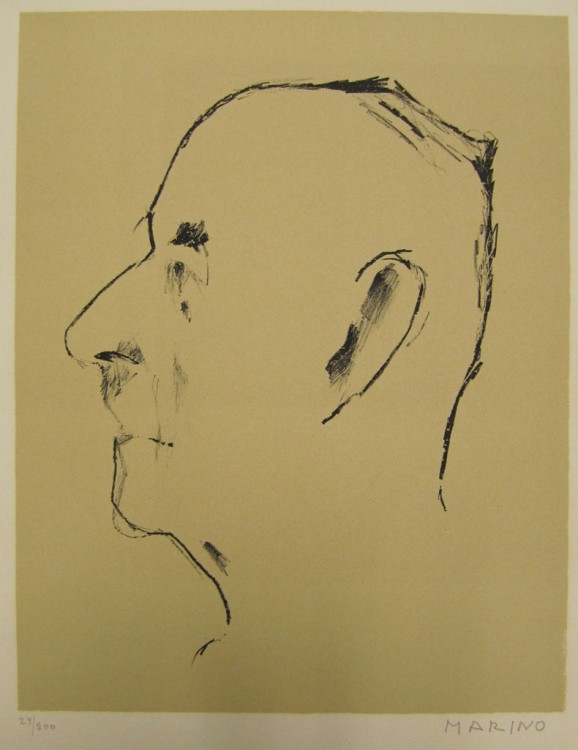 Marino Marini, Portrait of Thomas Mann, 1955