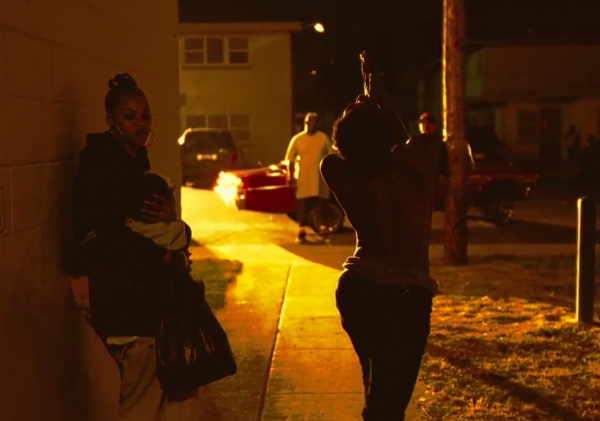 Film Still from "Until the Quiet Comes" Storyboard P in Prayer