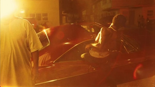 Film still from "Until the Quiet Comes" Storyboard P reverse birth entering the low rider/whip