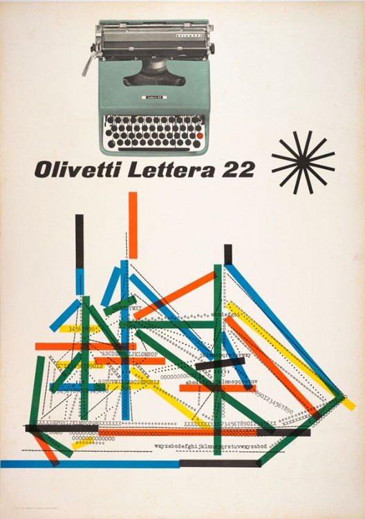 Ing. C. Olivetti & C., Giovanni Pintori, Poster, 1962