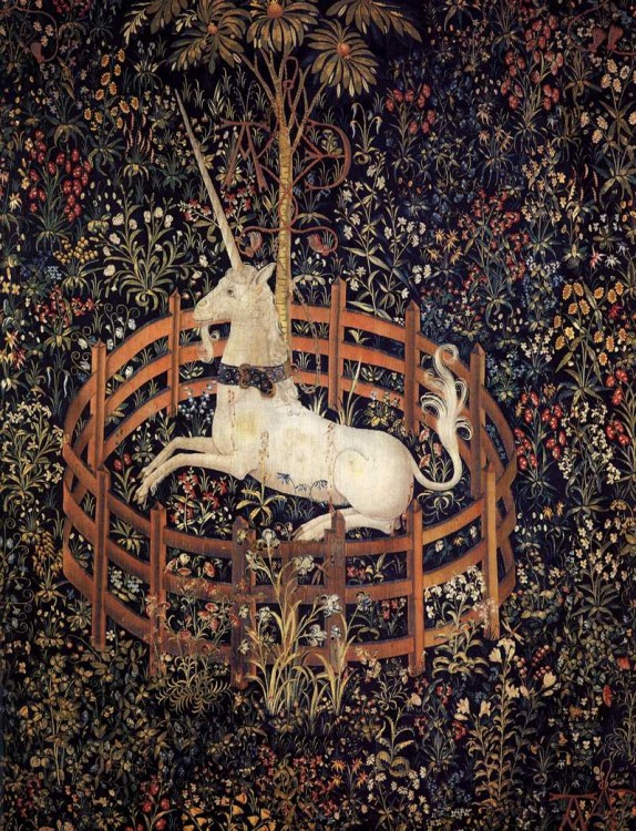 Unknown Weaver, Flemish (active around 1500 in Brussels), The Unicorn in Captivity, between 1495 and 1505