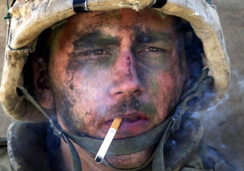 Marine Lance Cpl. James Blake Miller (Marlboro Marine) © Luis Sinco/Los Angeles Times