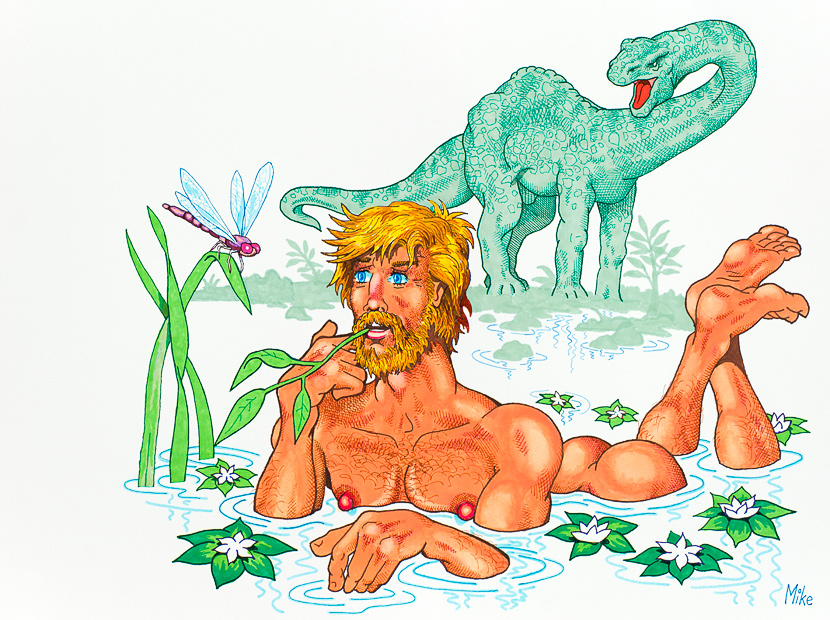 Mike Kuchar, <em>Dino</em>, 2013. Courtesy of the artist.