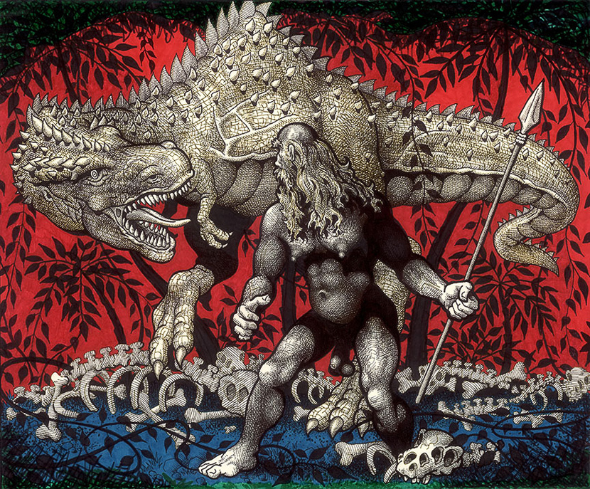 Mike Kuchar, Man and Monster, 1980-1990. Courtesy of the artist.