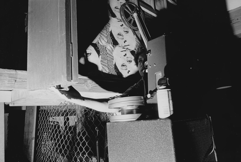 Filmmaker Mike Stoltz at black hole cinematheque in 2011. Photo by Bill Daniel. Filmmaker Mike Stoltz at black hole cinematheque in 2011. Photo by Bill Daniel.
