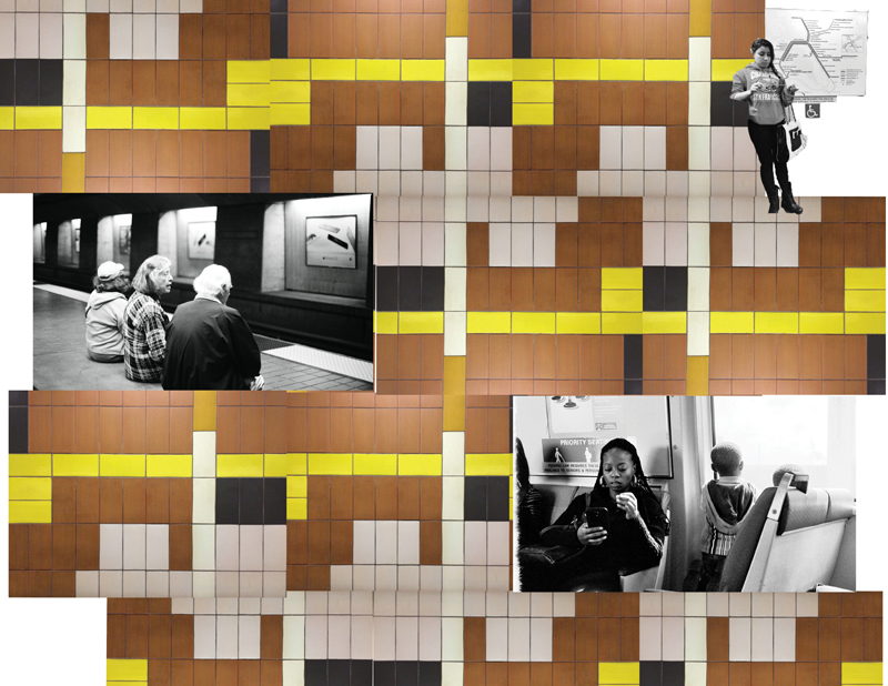 24th Street Bart station: where the 1970s never died.